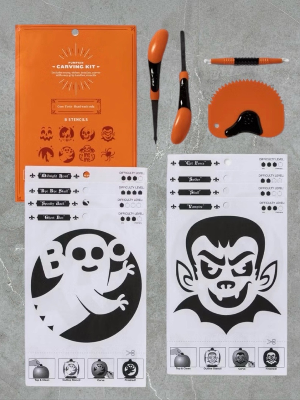 $5 Add-on | Halloween Pumpkin Carving Knife & Tool Set - Picture 2 of 14